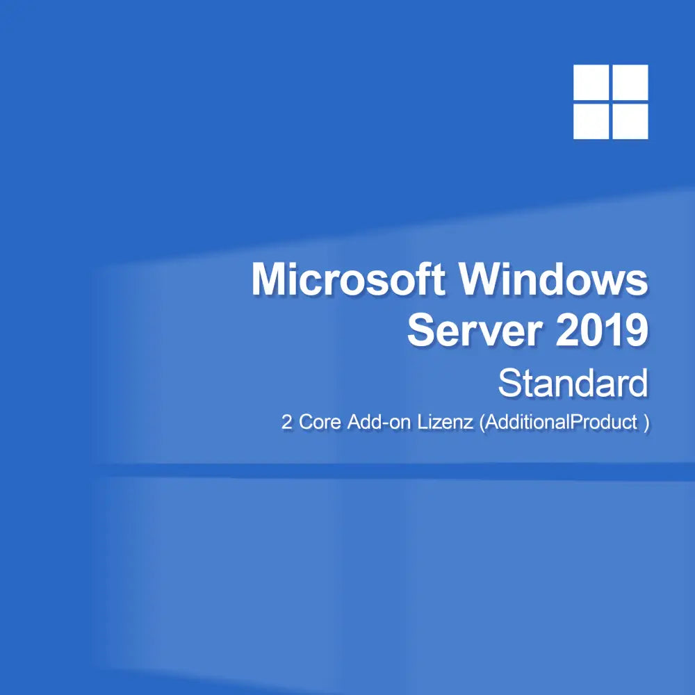 Licencia adicional Microsoft Windows Server 2019 Standard - 2 núcleos (AdditionalProduct )
