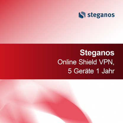 Steganos Online Shield VPN, 5 dispositivos 1 año